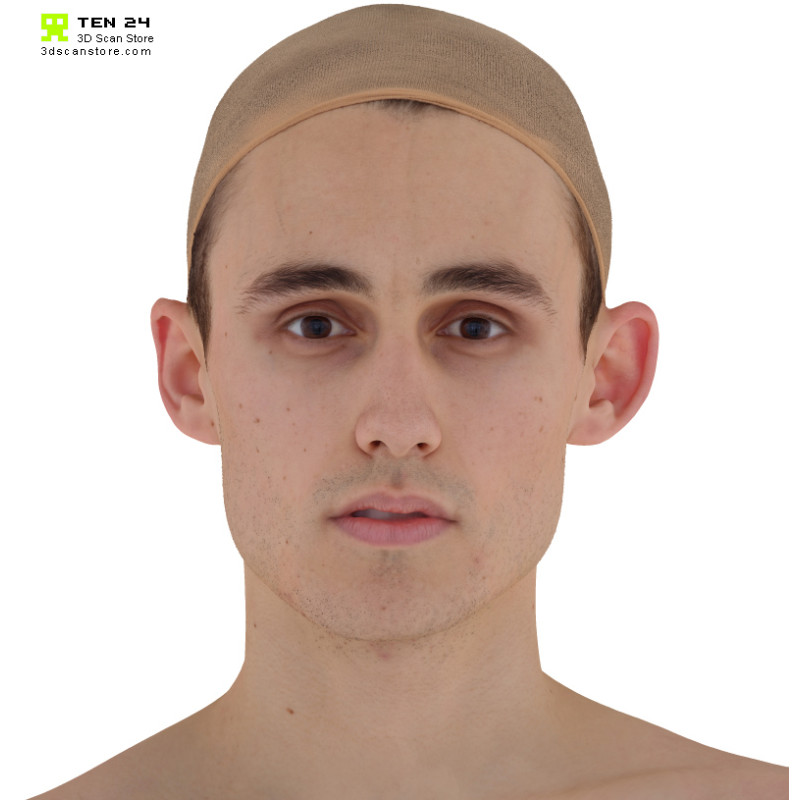 Male 25 Head Scan Cleaned