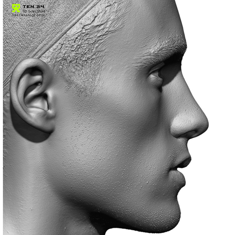 Male 25 Head Scan Cleaned