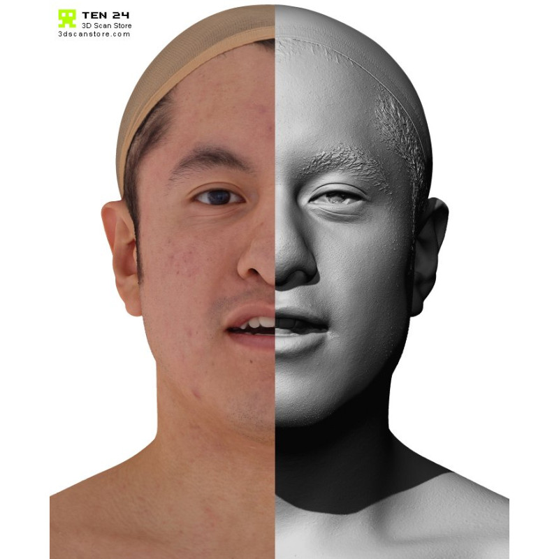 Male 27 Head Scan Cleaned