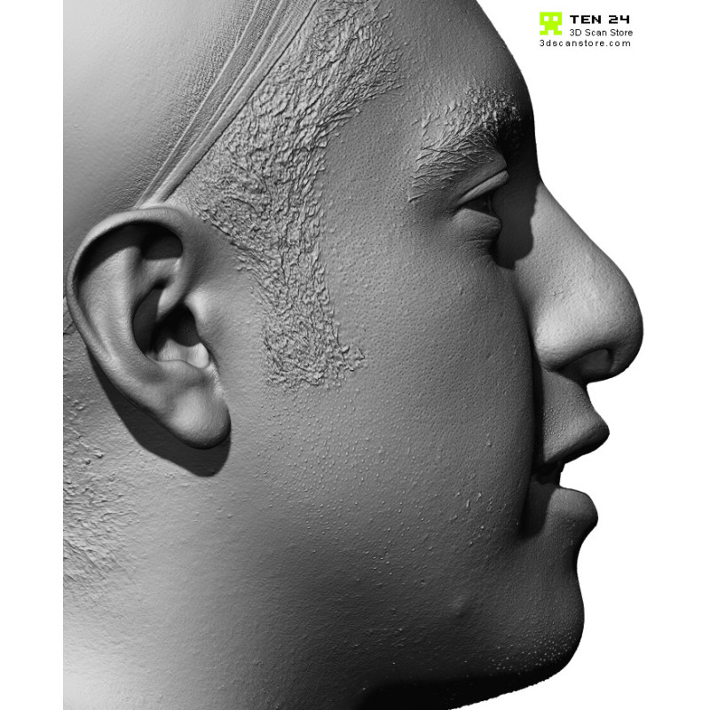 Male 27 Head Scan Cleaned