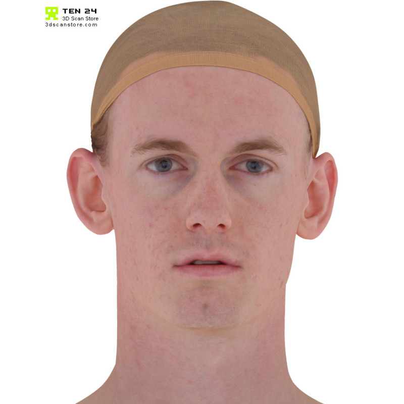 Male 28 Head Scan Cleaned