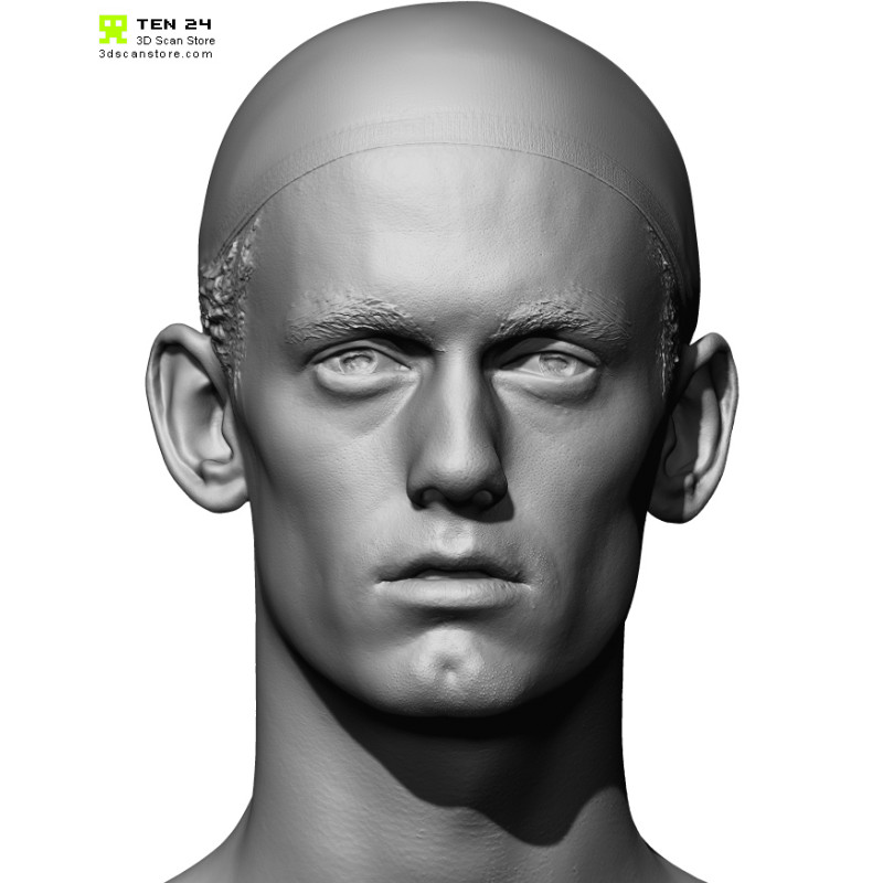 Male 28 Head Scan Cleaned