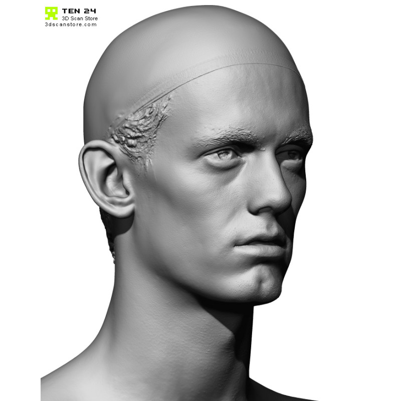 Male 28 Head Scan Cleaned