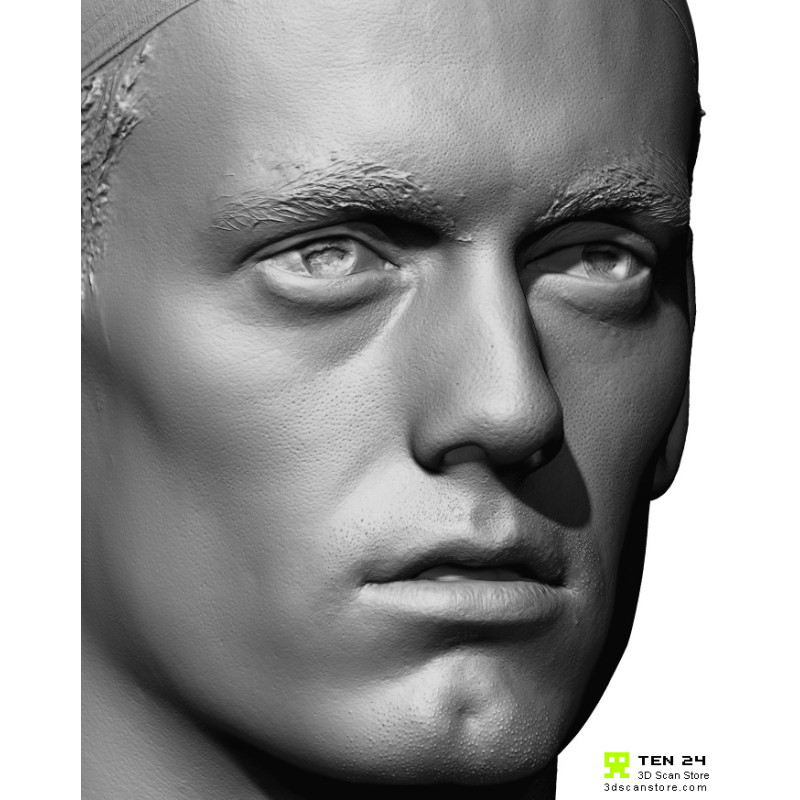 Male 28 Head Scan Cleaned