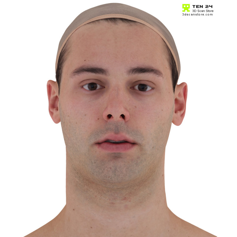 Male 30 Head Scan Cleaned