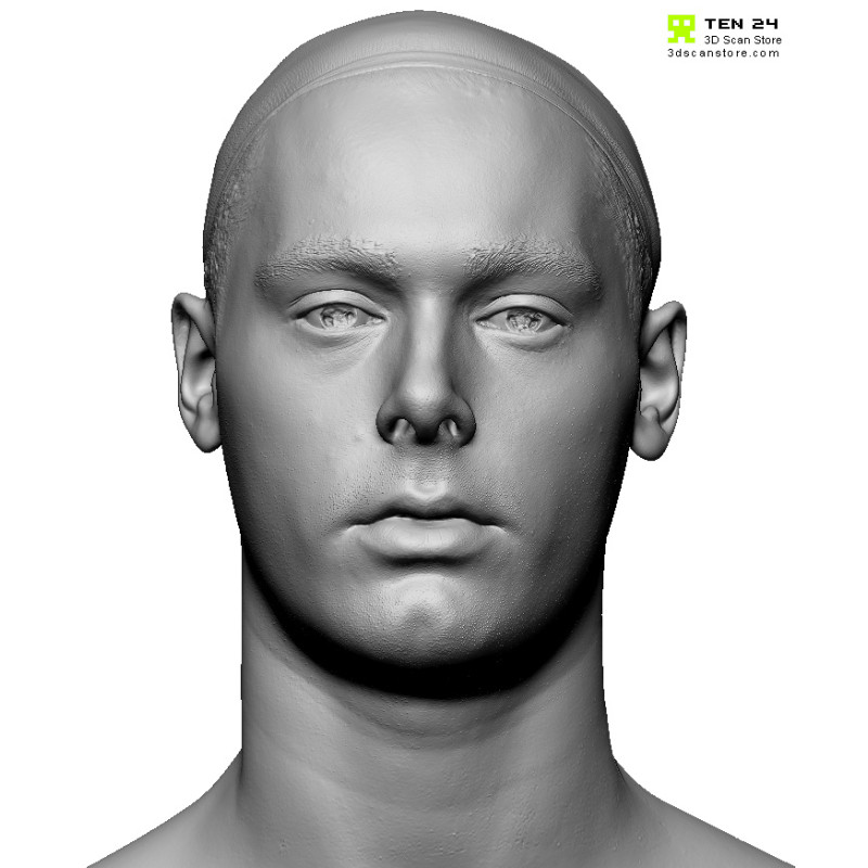 Male 30 Head Scan Cleaned