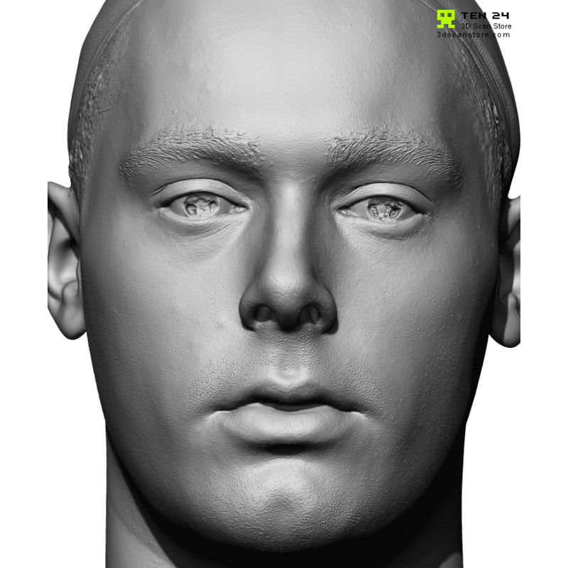 Male 30 Head Scan Cleaned