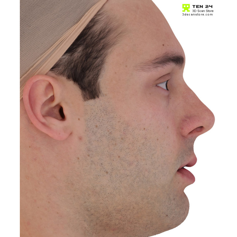 Male 30 Head Scan Cleaned