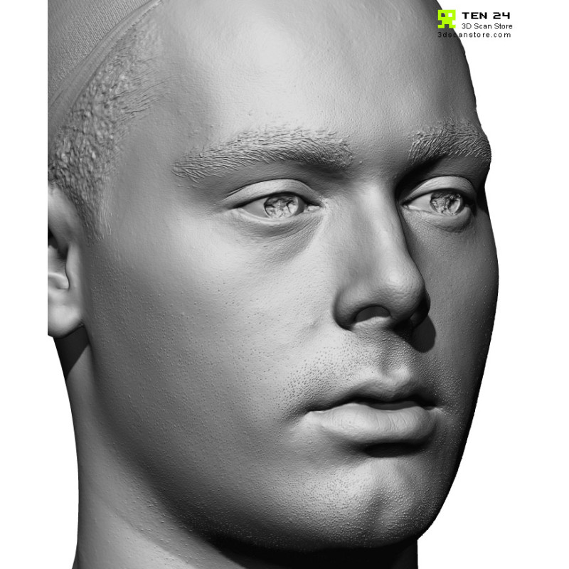 Male 30 Head Scan Cleaned