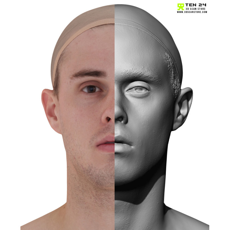 Male 31 Head Scan Cleaned