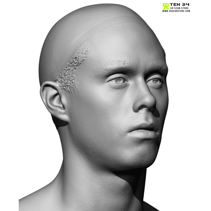 Male 31 Head Scan Cleaned