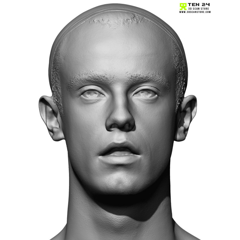 Male 34 Head Scan Cleaned