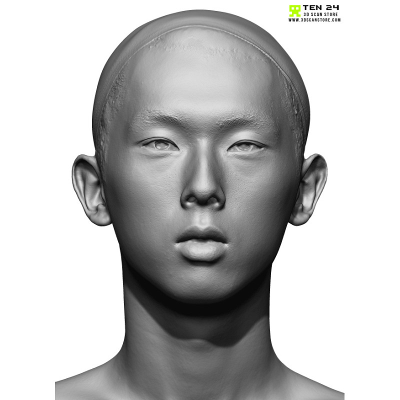 Male 35 Head Scan Cleaned