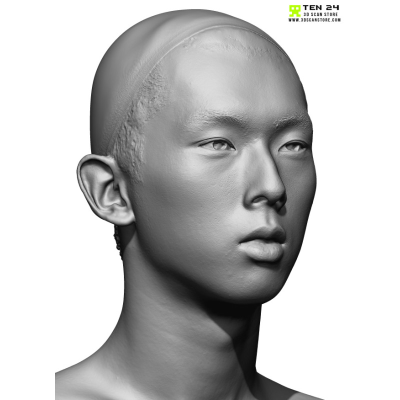 Male 35 Head Scan Cleaned