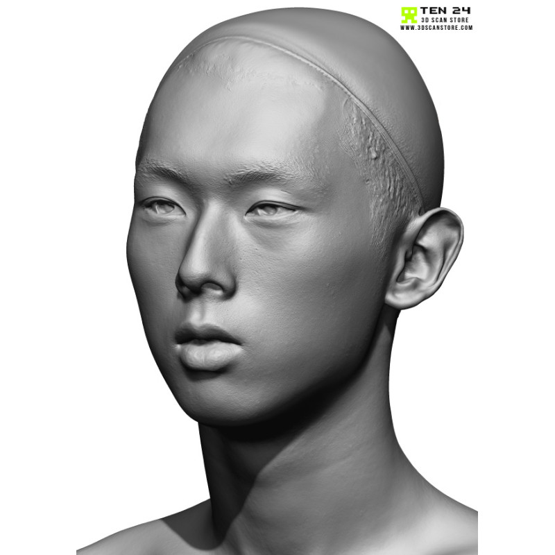 Male 35 Head Scan Cleaned