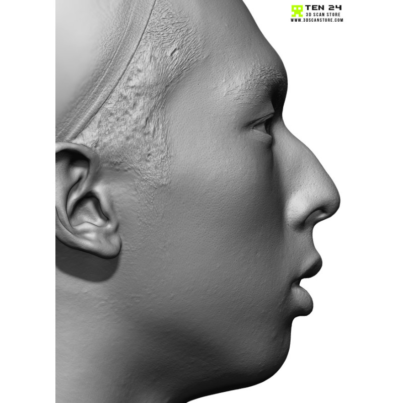 Male 35 Head Scan Cleaned