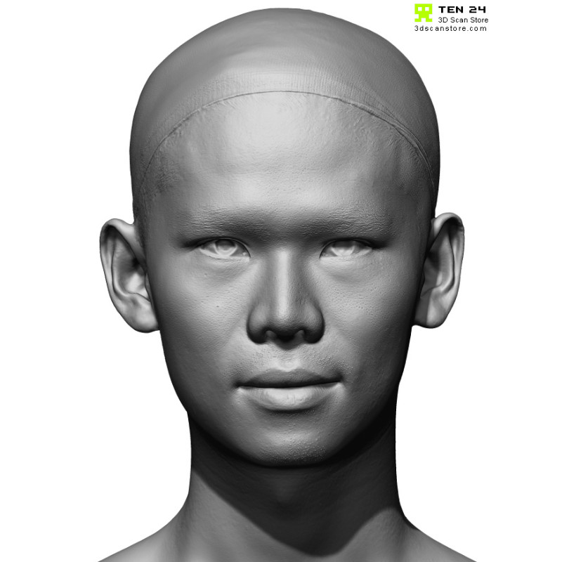 Male 36 Head Scan Cleaned