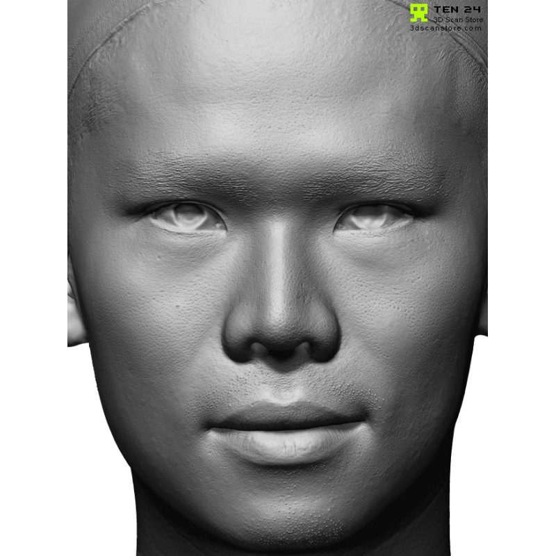 Male 36 Head Scan Cleaned