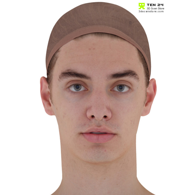 Male 37 Head Scan Cleaned