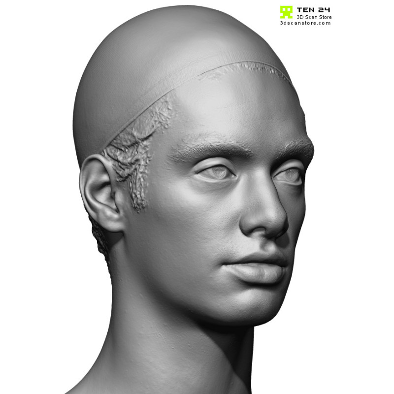 Male 37 Head Scan Cleaned