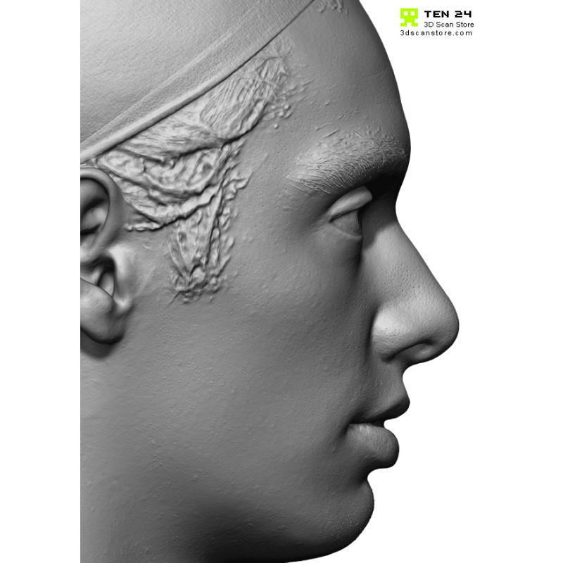 Male 37 Head Scan Cleaned