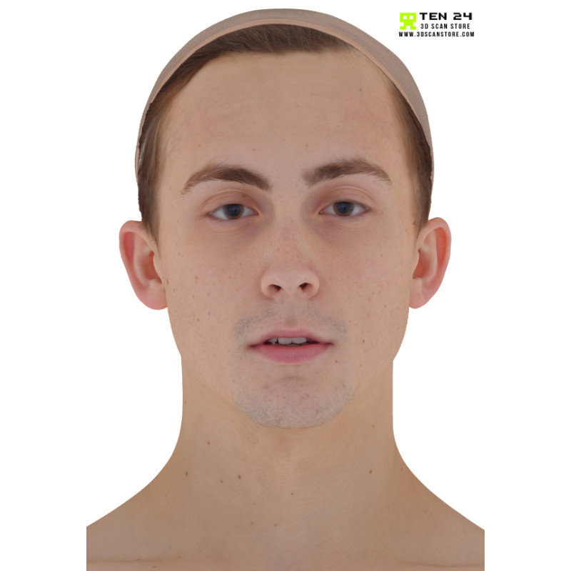 Male 38 Head Scan Cleaned