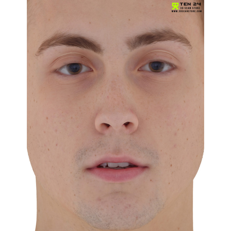 Male 38 Head Scan Cleaned