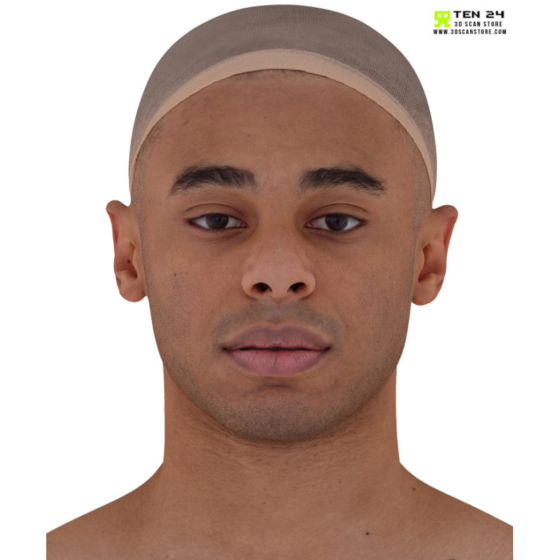 Male 39 Head Scan Cleaned