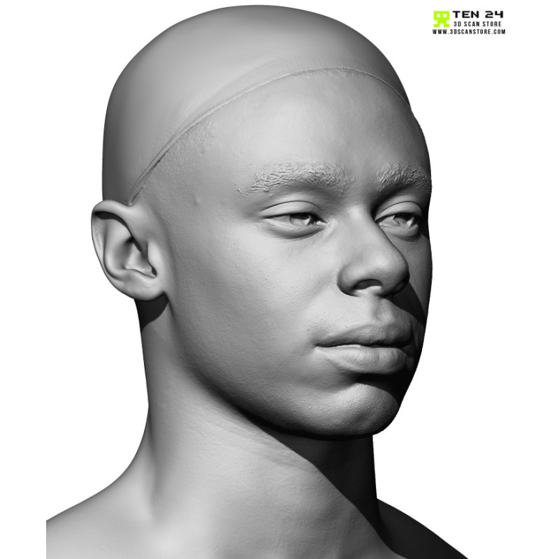 Male 39 Head Scan Cleaned