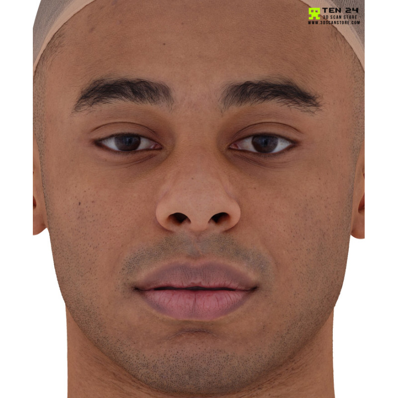 Male 39 Head Scan Cleaned