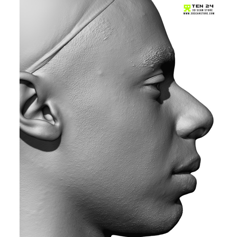 Male 39 Head Scan Cleaned