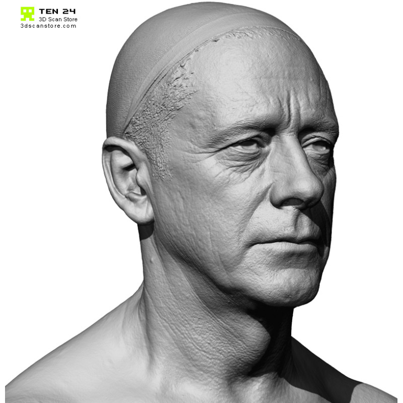 Male 40 Head Scan Cleaned