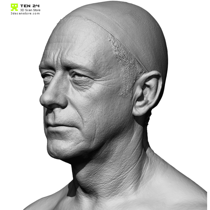 Male 40 Head Scan Cleaned