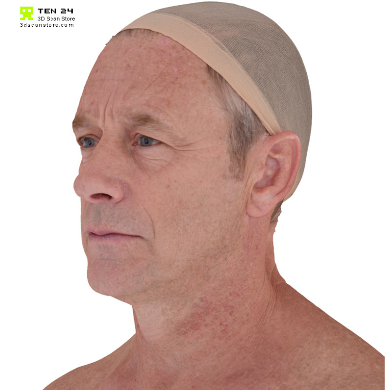 Male 40 Head Scan Cleaned