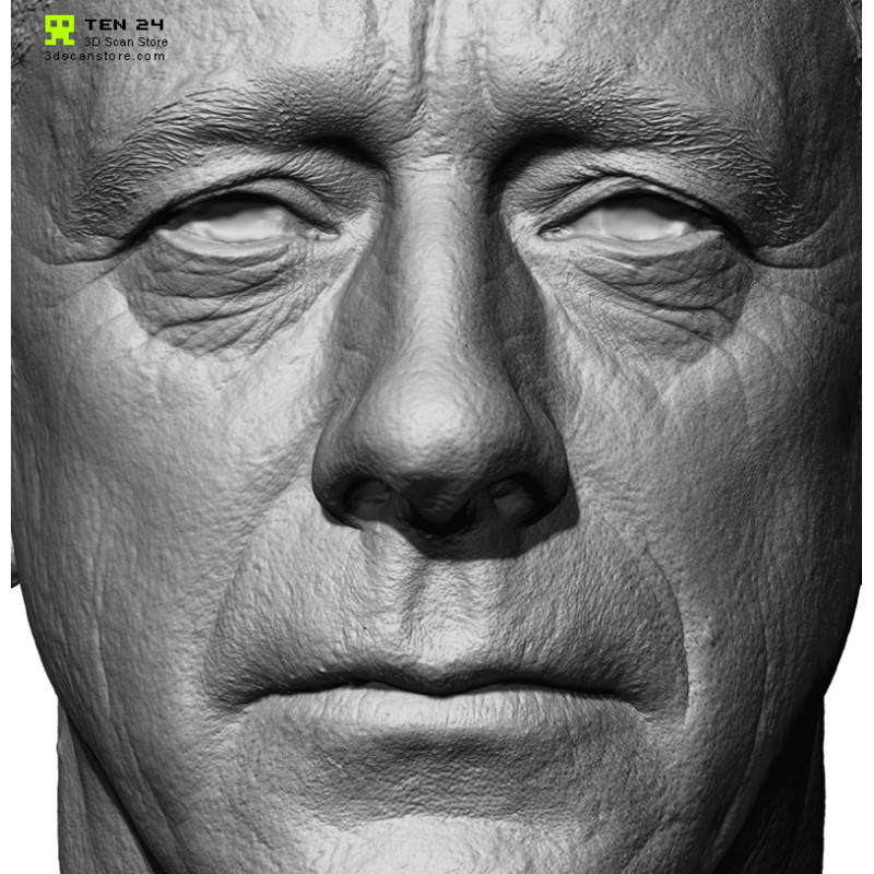 Male 40 Head Scan Cleaned