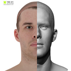 Male 42 Head Scan Cleaned