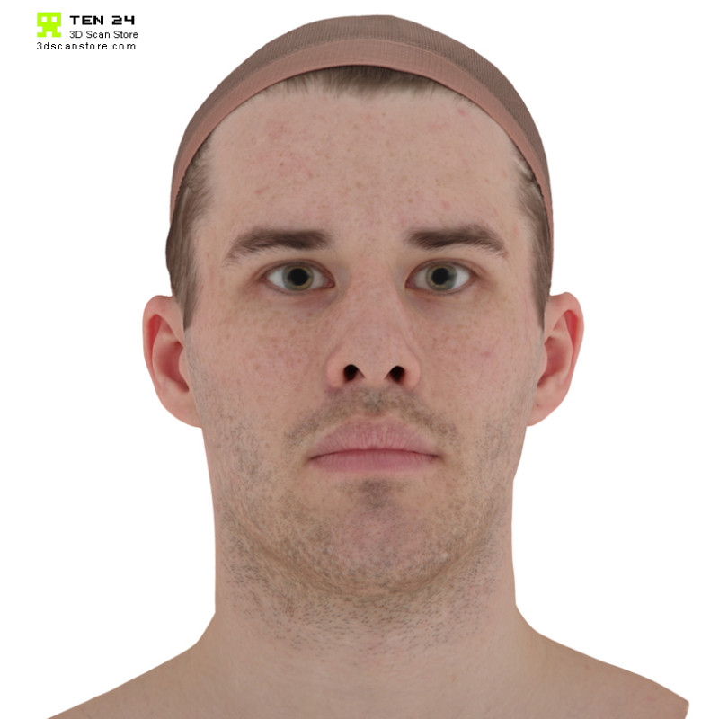 Male 42 Head Scan Cleaned