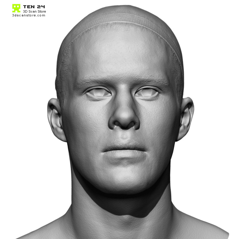 Male 42 Head Scan Cleaned