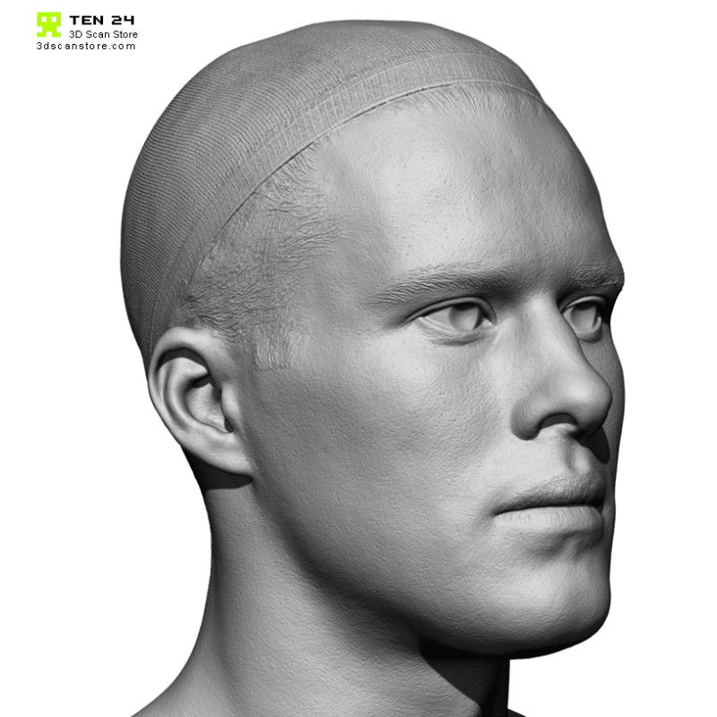 Male 42 Head Scan Cleaned