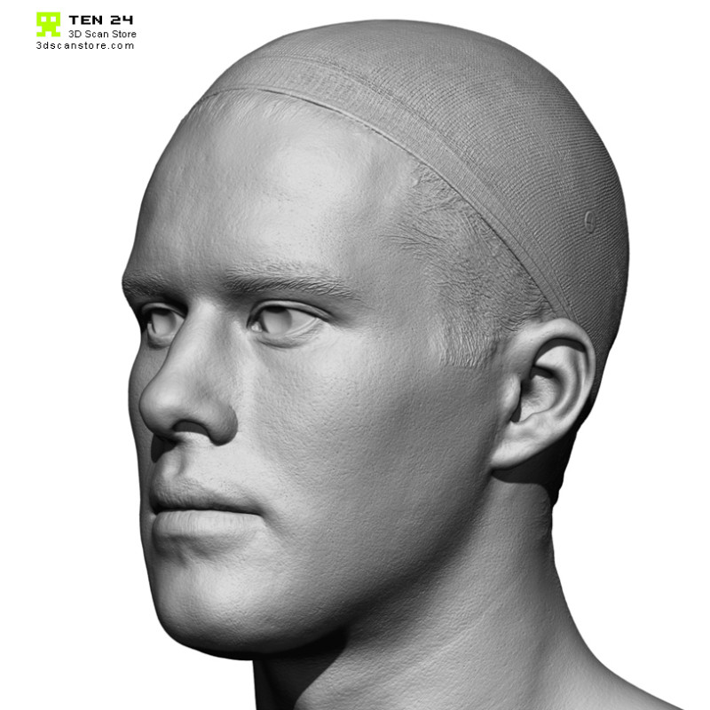 Male 42 Head Scan Cleaned