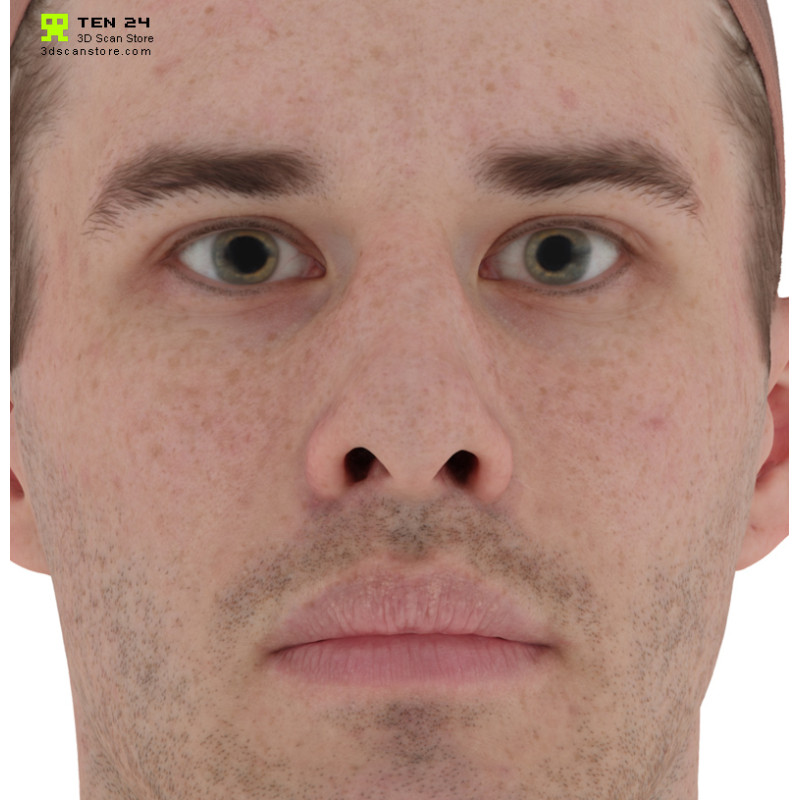 Male 42 Head Scan Cleaned