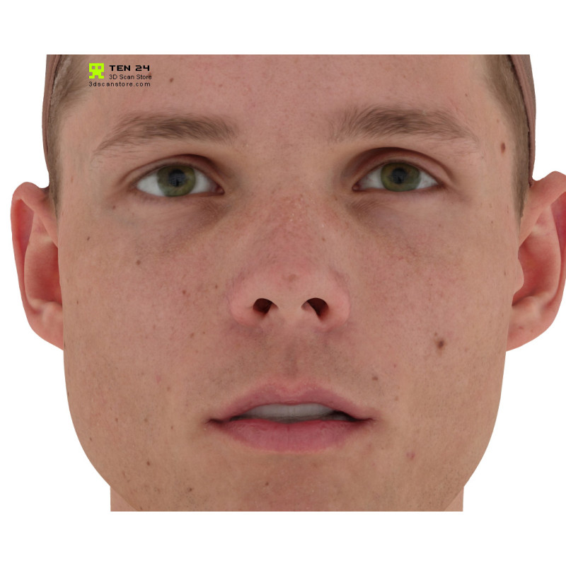 Male 43 Head Scan Cleaned