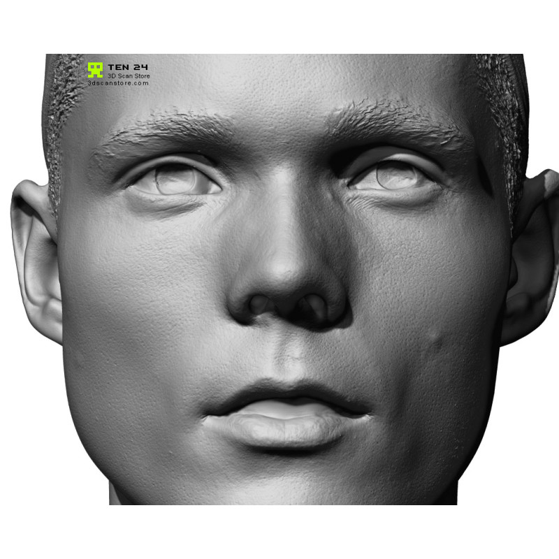 Male 43 Head Scan Cleaned