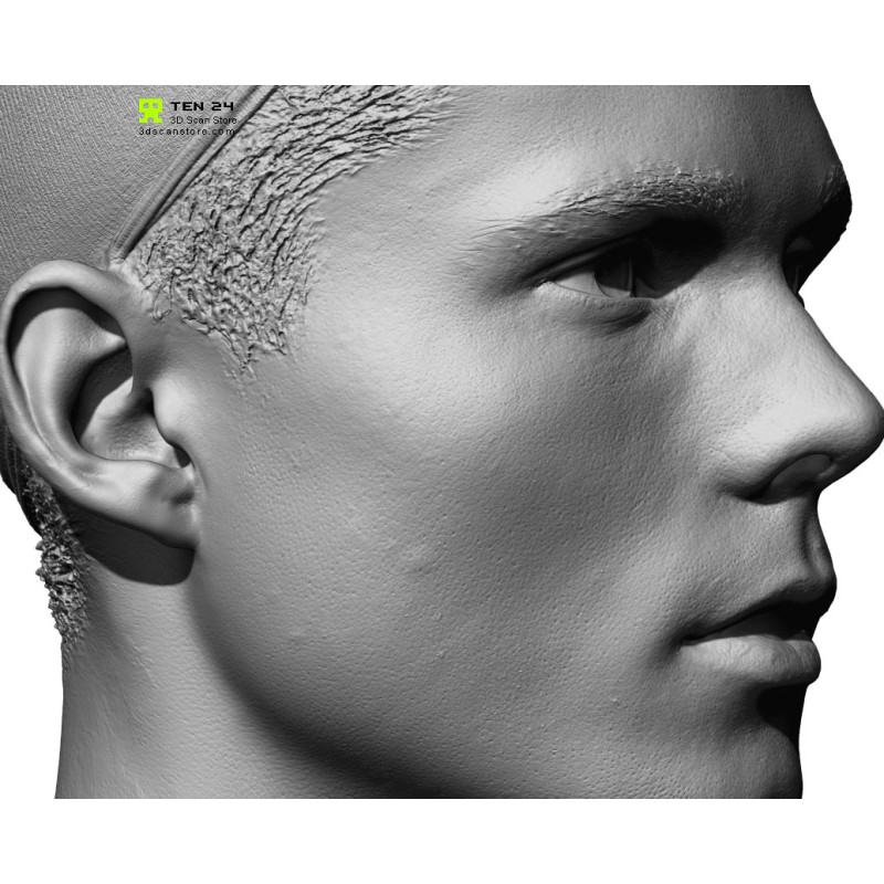 Male 43 Head Scan Cleaned