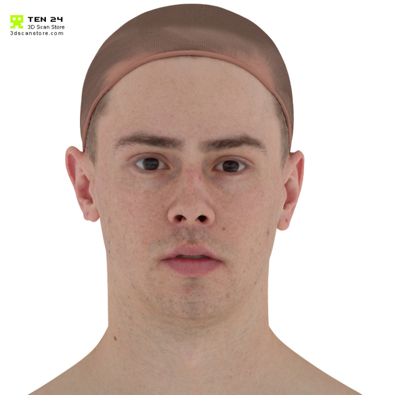 Male 44 Head Scan Cleaned