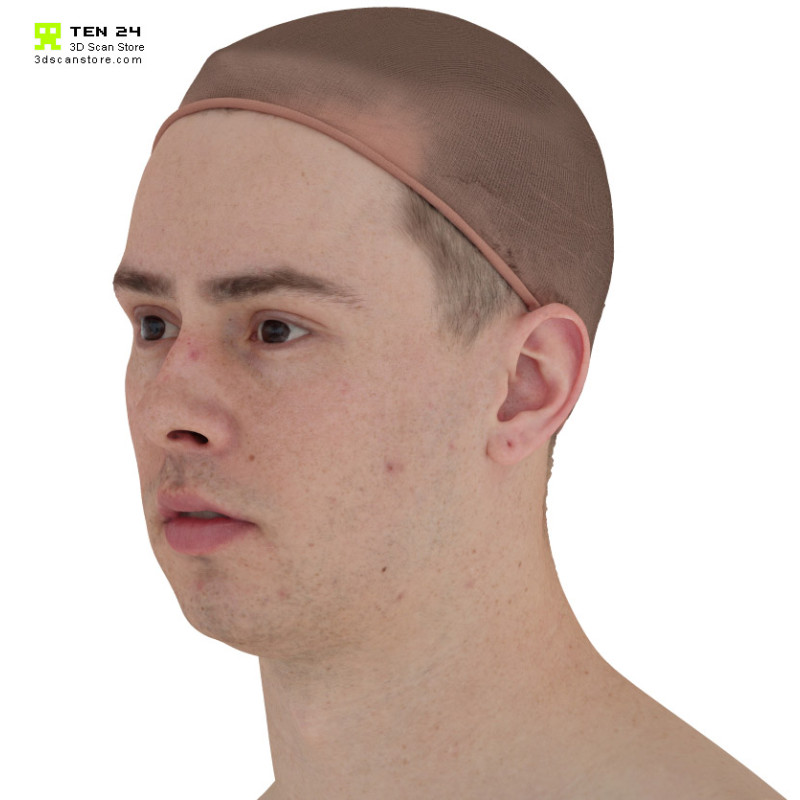 Male 44 Head Scan Cleaned