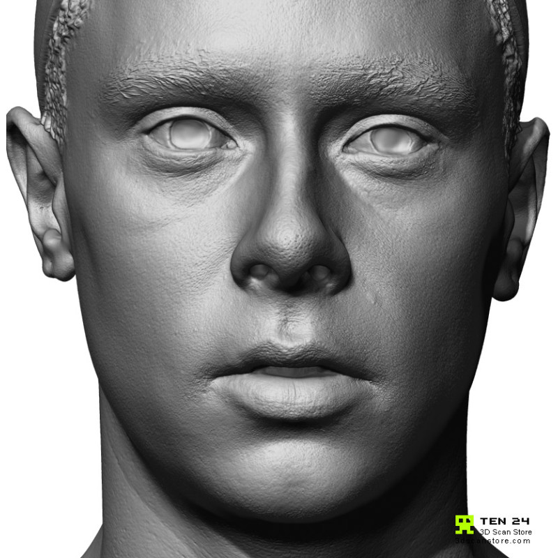 Male 44 Head Scan Cleaned