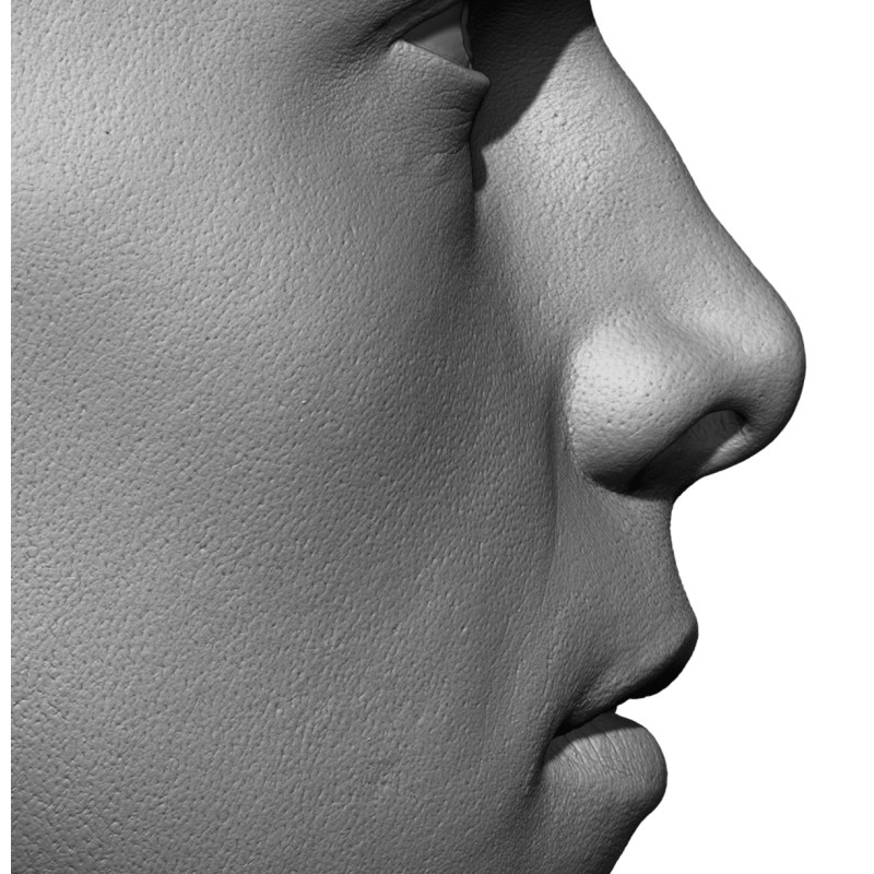 Male 45 Head Scan Cleaned