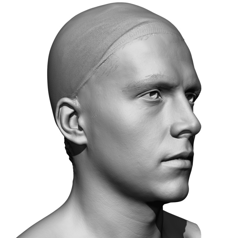 Male 45 Head Scan Cleaned