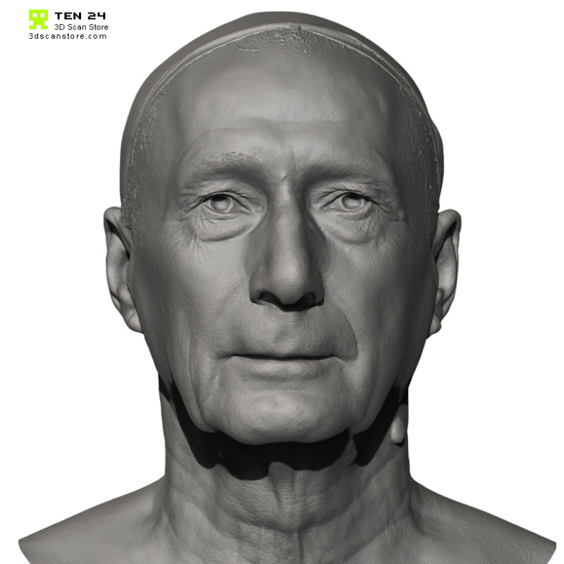 Male 46 Head Scan Cleaned